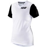 100% Ridecamp Short-Sleeve Jersey - Women's White, L