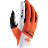 100% Celium Glove - Men's Fluo Orange/White, XL