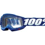 100% ACCURI 2 Goggles Blue/Clear Lens, One Size