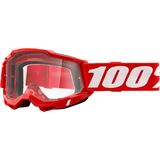 100% ACCURI 2 Goggles Red, One Size