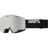 100% Norg HiPER Goggle Black/Silver/Mirror Silver, One Size