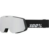 100% Snowcraft Goggle Black/Silver/Mirror Silver, One Size