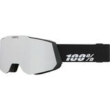 100% Snowcraft S Goggle Black/Silver/Mirror Silver, One Size