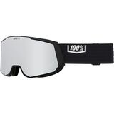 100% Snowcraft XL Goggle Black/Silver/Mirror Silver, One Size