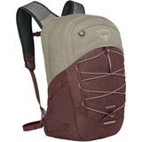 Osprey Packs Quasar 26L Backpack Sawdust Tan/Raisin Red, One Size