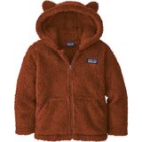 Patagonia Furry Friends Fleece Hooded Jacket - Toddlers' Barn Red, 3T
