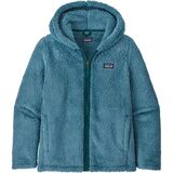 Patagonia Los Gatos Fleece Hooded Jacket - Girls' Abalone Blue, XS