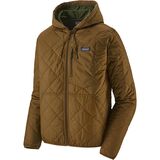 Patagonia Diamond Quilted Bomber Hooded Jacket - Men's Owl Brown, L