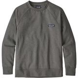 Patagonia Lightweight Crew Sweatshirt - Boys' P/6 Label/Forge Grey, M