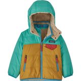 Patagonia Reversible Tribbles Hooded Jacket - Toddler Girls' Cabin Gold, 4T