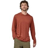 Patagonia Capilene Cool Daily Hooded Shirt - Men's Burl Red/Dark Burl Red X-Dye, XL