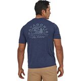 Patagonia Capilene Cool Daily Graphic Short-Sleeve Shirt - Men's Hatch Hour/New Navy X-Dye, L