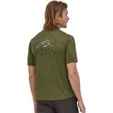 Patagonia Capilene Cool Daily Graphic Short-Sleeve Shirt - Men's MTB Crest/Palo Green X-Dye, XS