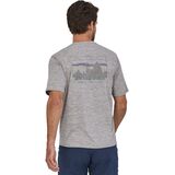 Patagonia Capilene Cool Daily Graphic Short-Sleeve Shirt - Men's 73 Skyline/Feather Grey, L