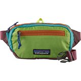 Patagonia Ultralight Black Hole Mini 1L Hip Pack Patchwork/Peppergrass Green, One Size