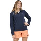 Patagonia Better Sweater 1/4-Zip Fleece Jacket - Women's New Navy, XS