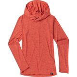 Patagonia Capilene Cool Daily Hoodie - Women's Pimento Red/Coho Coral X-Dye, M