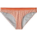 Patagonia Nanogrip Bikini Bottom - Women's Bell Flower/Tigerlily Orange, S
