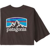 Patagonia Fitz Roy Horizons Short-Sleeve Responsibili-T-Shirt - Men's Cone Brown, XS