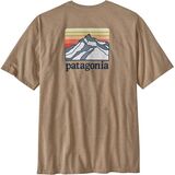 Patagonia Line Logo Ridge Pocket Responsibili-T-Shirt - Men's Grayling Brown, XS