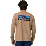 Patagonia P-6 Logo Long-Sleeve Responsibili-T-Shirt - Men's Grayling Brown, XS