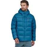 Patagonia Fitz Roy Down Hooded Jacket - Men's Anacapa Blue, XL