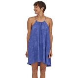 Patagonia June Lake Swing Dress - Women's Coral Colony/Float Blue, M