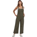 Patagonia Stand Up Cropped Overalls - Women's Basin Green, 2