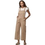 Patagonia Stand Up Cropped Overalls - Women's Oar Tan, 2