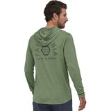 Patagonia Cap Cool Daily Graphic Hooded Shirt - Men's Clean Climb Hex/Sedge Green X-Dye, S