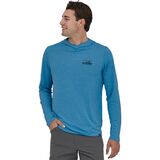 Patagonia Cap Cool Daily Graphic Hooded Shirt - Men's 73 Skyline/Anacapa Blue X-Dye, XL