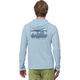 Patagonia Cap Cool Daily Graphic Hooded Shirt - Men's '73 Skyline: Chilled Blue, S