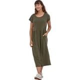 Patagonia Kamala T-Shirt Dress - Women's Basin Green, XL