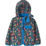 Patagonia Baby Baggies Jacket - Toddlers' Drew and Lobby/Lagom Blue, 4T
