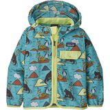 Patagonia Baby Baggies Jacket - Toddlers' Volcano Dazed Small/Iggy Blue, 5T
