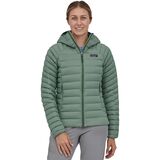 Patagonia Down Sweater Full-Zip Hooded Jacket - Women's Hemlock Green, XXS