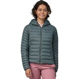 Patagonia Down Sweater Full-Zip Hooded Jacket - Women's Nouveau Green, M
