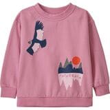 Patagonia Lightweight Crew Sweatshirt - Toddler Girls' Condor Peaks: Planet Pink, 4T