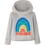 Patagonia Capilene Silkweight Sun Hooded Shirt - Infants' Rainbow Wave/Tailored Grey, 18M