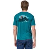 Patagonia Cap Cool Daily Graphic Shirt - Lands - Men's Like the Wind/Belay Blue X-Dye, M