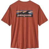 Patagonia Cap Cool Daily Graphic Shirt - Waters - Men's Boardshort Logo/Burl Red X-Dye, XL