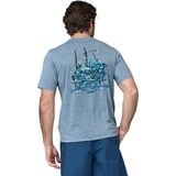 Patagonia Cap Cool Daily Graphic Shirt - Waters - Men's Reef The Rigs: Steam Blue X-Dye, L