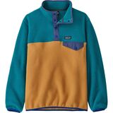 Patagonia Lightweight Synchilla Snap-T Pullover - Kids' Dried Mango, L