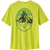 Patagonia Capilene Cool Daily Graphic Lands Shirt - Men's Chouinard Crest: Phosphorus Green X-Dye, XL