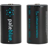 Pale Blue Earth Lithium Ion Rechargeable D Batteries