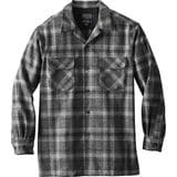 Pendleton Board Shirt - Men's Black/Grey Mix Plaid, L