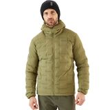 Rab Cubit Stretch Down Hooded Jacket - Men's Chlorite Green, XL