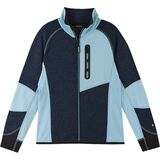 Reima Laskien Fleece Sweater - Toddler Girls' Jeans Blue, 5-6T