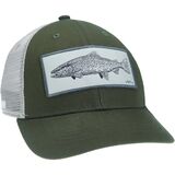 Rep Your Water Wild Brown Artist Series Mesh Back Hat Green/Light Gray, One Size