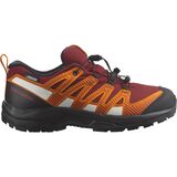 Salomon XA PRO V8 CSWP Trail Running Shoe - Kids' Red Dahlia/Black/Orange Pepper, 2.0